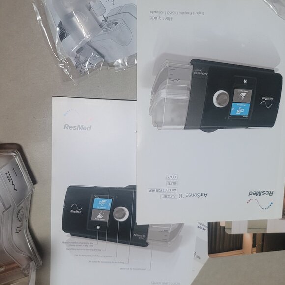 ResMed Air sense 10 Autoset CPAP with Bag & Accessories. Comes ONLY 27 RUN HOURS - Picture 13 of 16